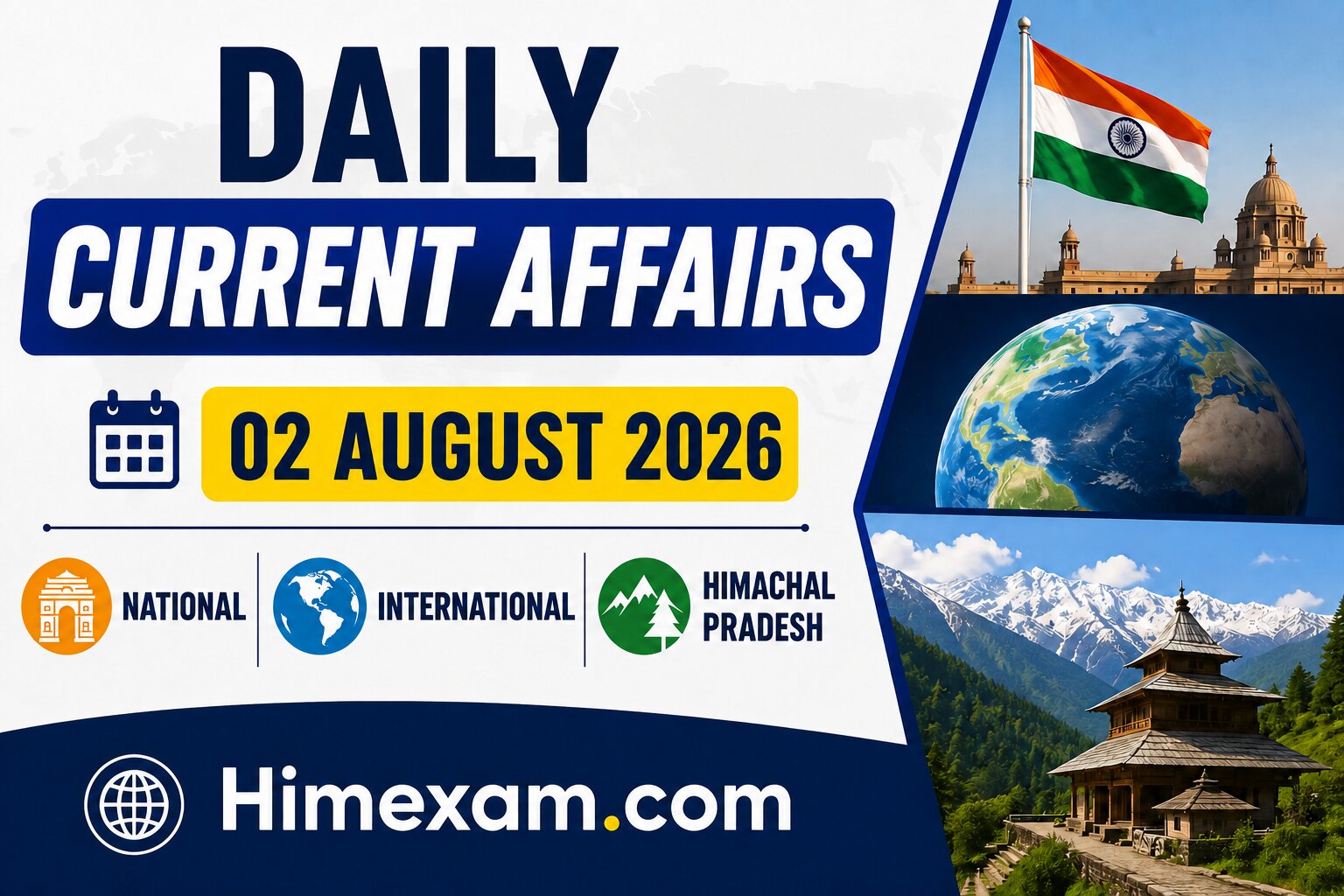 Daily Current Affairs 02 August 2026