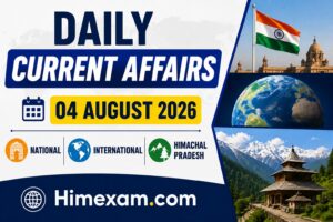 Daily Current Affairs 04 August 2026 I