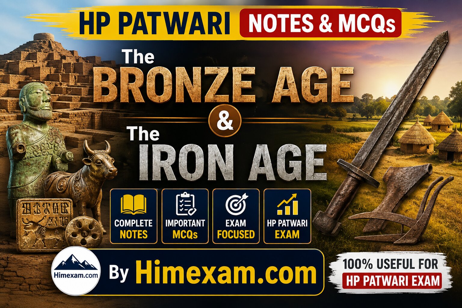 The Bronze Age and The Iron Age | HP Patwari Notes & MCQs
