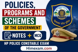 Policies, Programs and Schemes of the Government Notes + MCQ