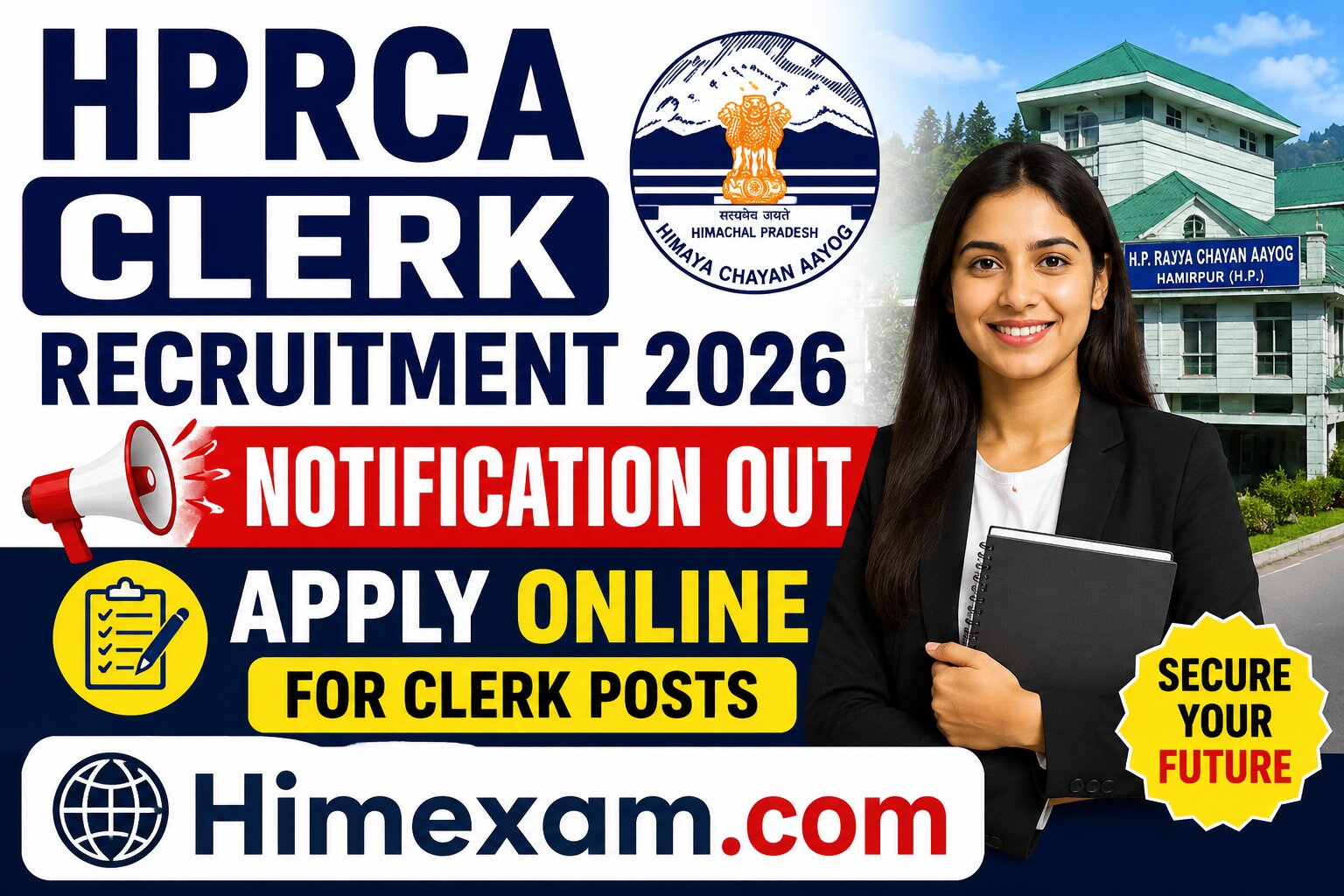 HPRCA Clerk Recruitment 2026 Notification Out – Apply Online for Clerk Posts