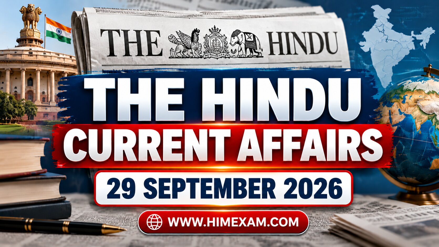 The Hindu Current Affairs MCQ:- 29 September 2026
