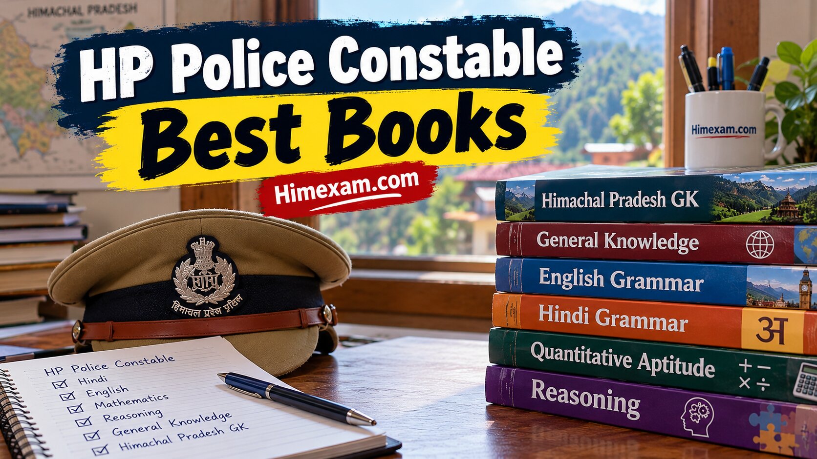 Best Books for HP Police Constable Exam | HP पुलिस कांस्टेबल परीक्षा के लिए सर्वश्रेष्ठ पुस्तकें