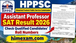 HPPSC Assistant Professor SAT Result 2026 Out: Check Qualified Candidates' Roll Numbers