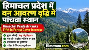 Himachal Pradesh Ranks Fifth in Forest Cover Increase