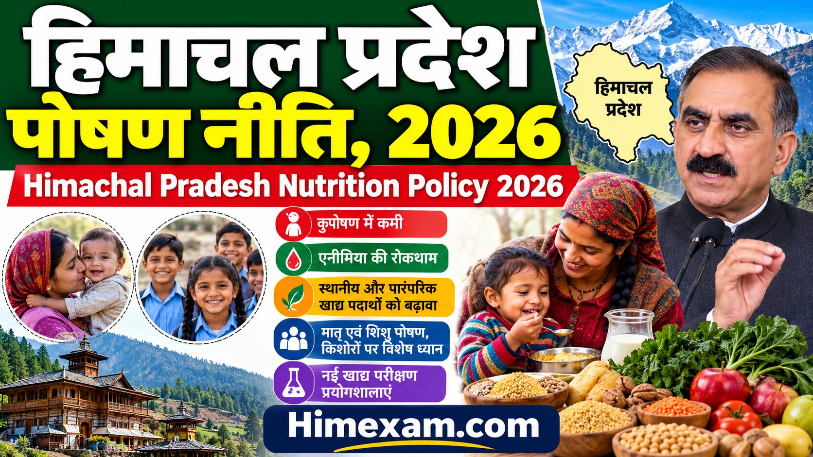 Himachal Pradesh Nutrition Policy 2026: हिमाचल प्रदेश पोषण नीति 2026