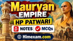 Mauryan Empire | HP Patwari Notes & MCQs